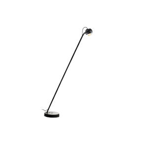 Falling Star Floor dimmbare Stehleuchte mit Leuchtstab der im Winkel verstellbar ist in mattem schwarz von GRAU