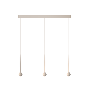 Falling Sun Trace von GRAU, dreiflammige Designer-Tischleuchte mit minimalistischem Design und dimmbaren LED-Leuchten.