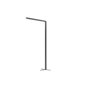 Team Pro Stehleuchte Büro mit schlankem Design und präziser LED-Lichtverteilung in schwarz von GRAU
