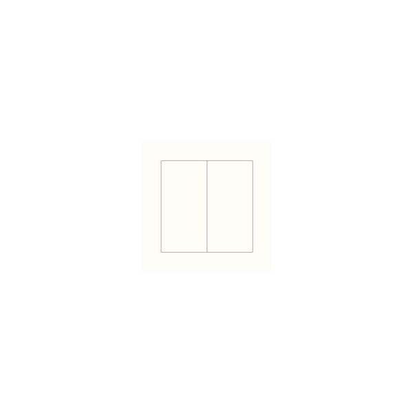 GRAU App EnOcean Double Push Button, White