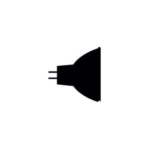 NV-HALOGENLAMPE von GRAU B2C mit klarer Glasstruktur, kompakter Form und fokussiertem Licht für modernes Lichtdesign.