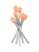 Campfire von GRAU zeigt eine moderne Designer-Stehleuchte mit warmem, dimmbarem LED-Licht und minimalistischem Aufbau.