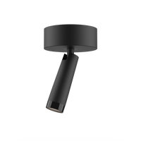 Clear Deckenstrahler von GRAU mit minimalistischen, beweglichen schwarzem Design für präzises, dimmbares LED-Licht.