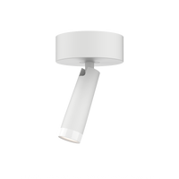 Clear von GRAU, präziser weißer LED-Strahler mit minimalistischem Design und dimmbarem warmem Licht für modernes Lichtdesign.