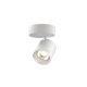 Set Focus LED-Deckenstrahler mit rundem Lichtauslass und Deckenaufbau in weiß von GRAU