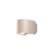 Simple hochwertige Wandleuchte für Innen mit zwei Lichtauslässen in sandweißer Farbe von GRAU