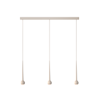 Falling Sun Trace von GRAU, dreiflammige Designer-Tischleuchte mit minimalistischem Design und dimmbaren LED-Leuchten.
