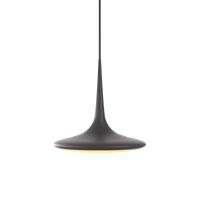 Falling Leaf von GRAU, elegante dimmbare Tischleuchte aus Aluminium mit blendfreier Linse und warmem Lichtdesign.