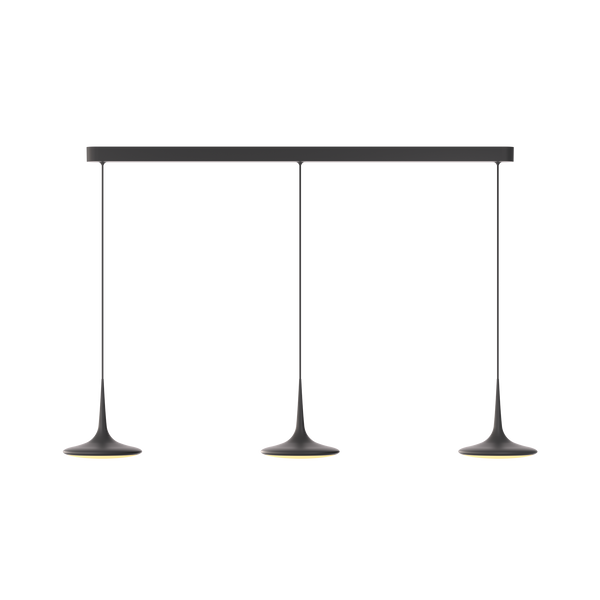 Falling Leaf Trace von GRAU, dreiflammige dimmbare LED-Tischleuchte mit elegantem, minimalistischem Design und warmem Licht.