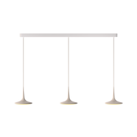 Falling Leaf Trace von GRAU, dreiflammige dimmbare LED-Tischleuchte mit reduziertem, modernem Design und warmem Licht