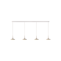 Falling Leaf Trace von GRAU, minimalistische, dimmbare LED-Tischleuchte mit vier lichtstarken, warmen Lichtquellen und elegantem Design.