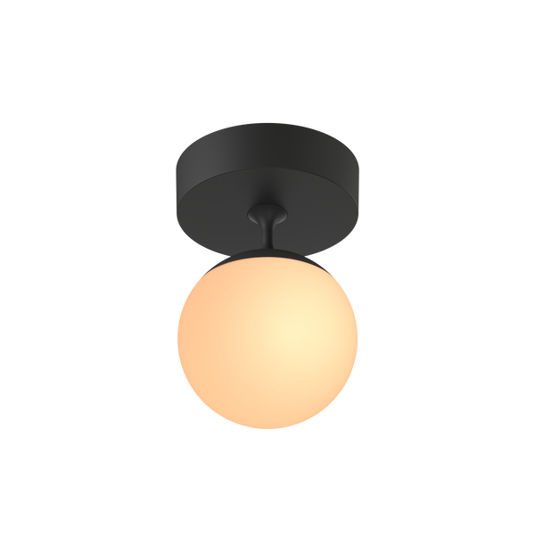 Sun Ceiling von GRAU, dimmbare Design-Deckenleuchte mit mundgeblasenem Glas und warmem Licht für entspannte Atmosphäre.