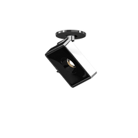 Studio Strahler von GRAU mit skalierbarem Winkel, glänzender Oberfläche und modernem minimalistischen Design für architektonisches Licht.