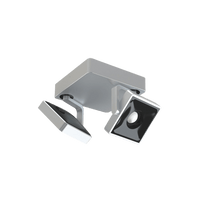 Studio Duo von GRAU, minimalistisches Paar LED-Strahler mit 270° flexiblen Köpfen und glänzender Oberfläche für modernes Lichtdesign.