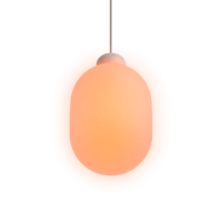 Sun Pendelleuchte von GRAU aus mundgeblasenem Glas mit warmem, dimmbarem LED-Licht und modernem, minimalistischem Design.