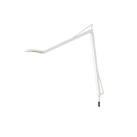 John USM/Vitra Tischleuchte aus Aluminium mit flexiblen Federgelenken, dimmbarer LED und minimalistischen Design von GRAU.