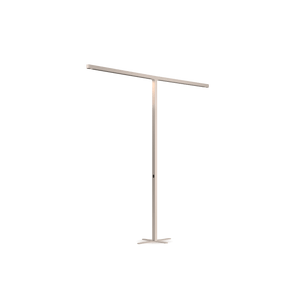 Team Cowork Doppelleuchte in T-Form mit 2 Leuchtköpfen in sandweißer Farbe von GRAU