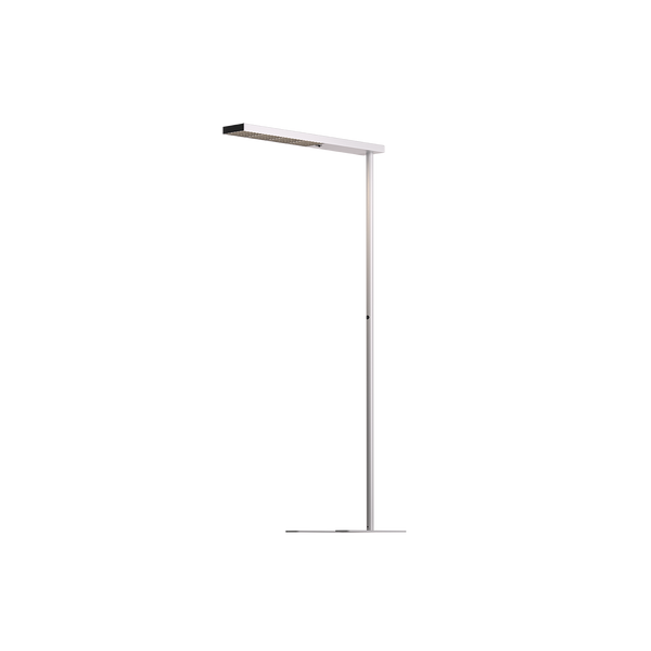 Xt-a Plus 90 von GRAU B2C, elegante LED-Tischleuchte mit offenem Design und blendfreiem Licht für zwei Arbeitsplätze.