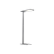 Xt-s One Stehleuchte von GRAU mit flachem Leuchtenkopf, minimalistisches Design und homogene LED-Ausleuchtung.