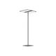 Xt-s Two von GRAU, minimalistische LED-Stehleuchte mit flachem Leuchtenkopf und homogenem, blendfreiem Lichtdesign.